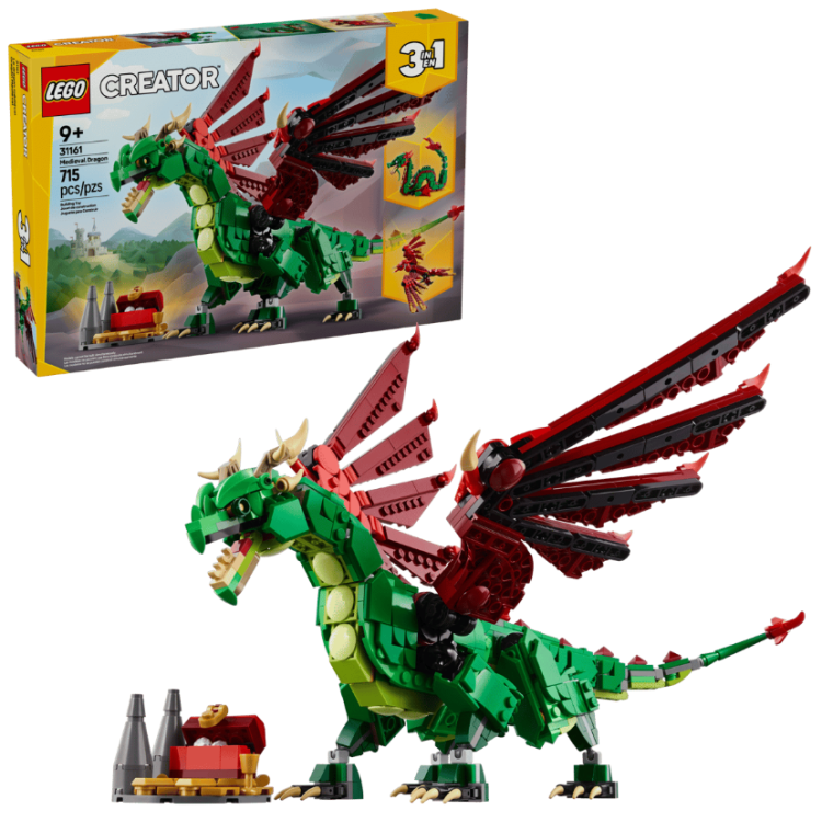 LEGO Creator 3v1 – Stredoveký drak